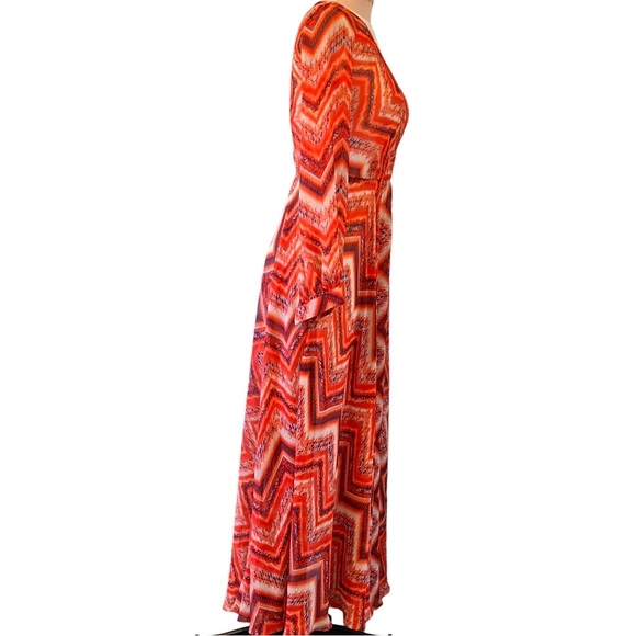 Ark & Co. Bohemian Long sleeve maxi sheer dress - Picture 5 of 8